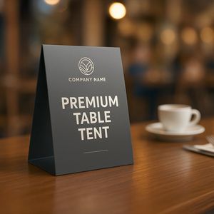 Show details for Standing Table Tents - Restaurant & Café