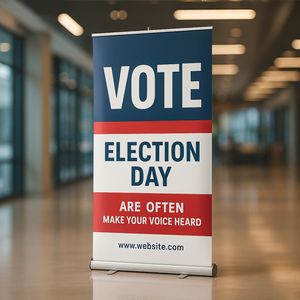Show details for Retractable Banner - Political
