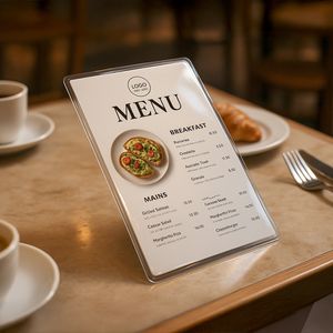 Show details for Laminated Menus - Restaurant & Café