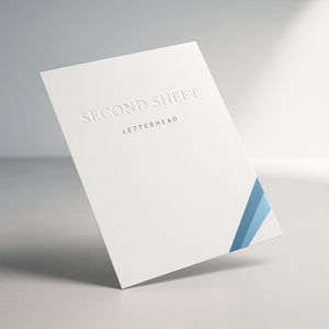 Show details for Second Sheet Letterhead
