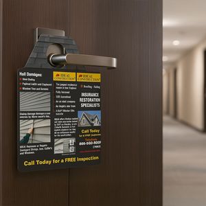 Show details for Doorhanger Brochure Die Cut