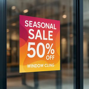 Show details for Window Cling -  Retail