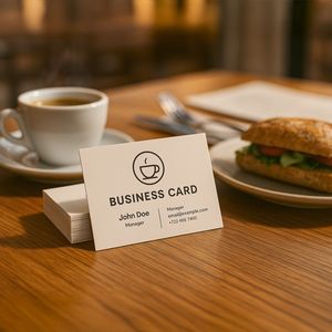 Show details for Business Card - Restaurant & Café