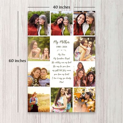 Show details for 10 Photo Collage Blanket