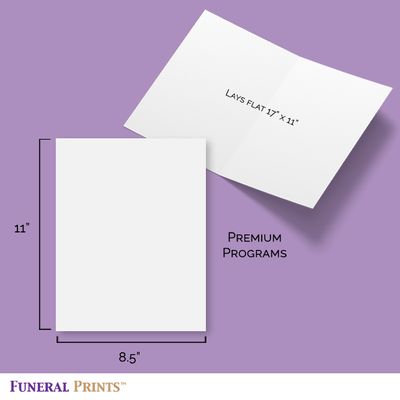 Show details for Black Gold Floral Premium Program (8.5x11)