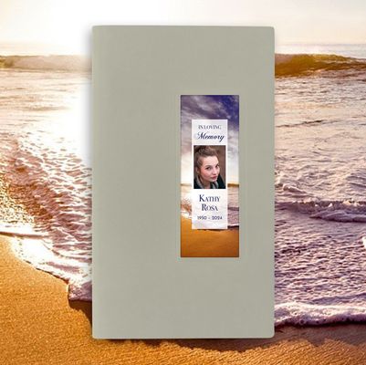 Show details for Oceanfront Guest Book - Gray