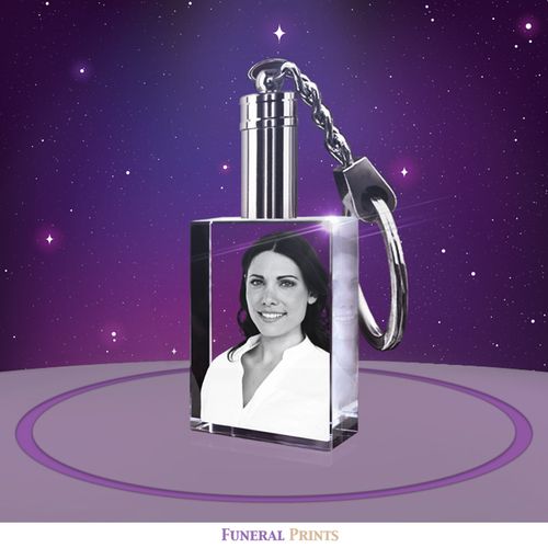 Show details for 2D Crystal Keychain - PHOTO ONLY