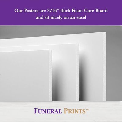 Show details for Multi Floral Religious Collage Funeral Poster