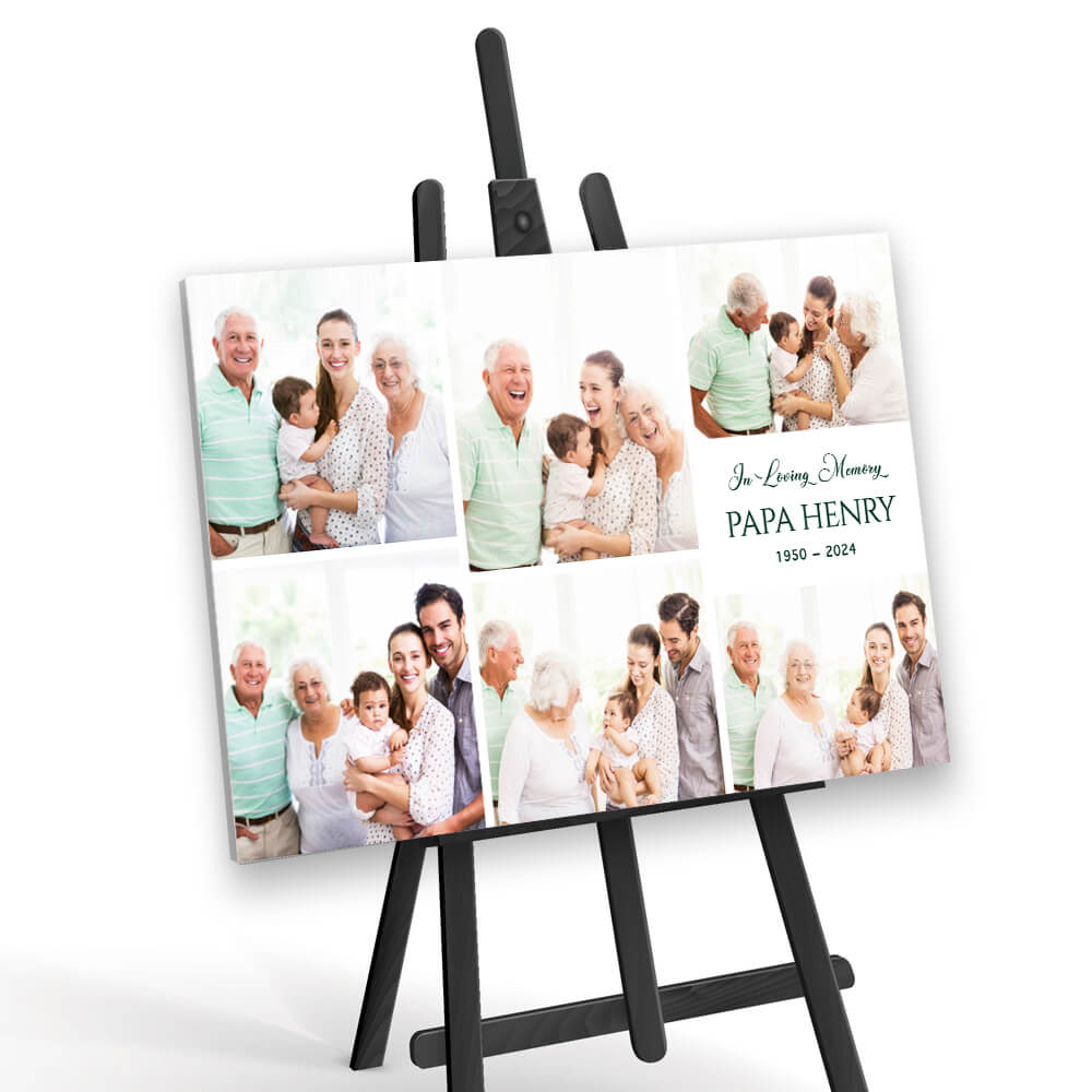 Show details for 6 Photo Collage Poster