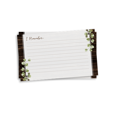 Show details for Rustic Brown Remember Card