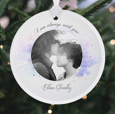 Show details for Watercolor Circle Ornament
