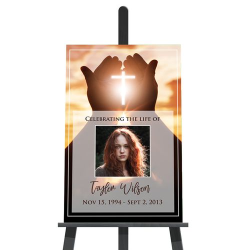 Show details for Cross In Hand Memorial Poster