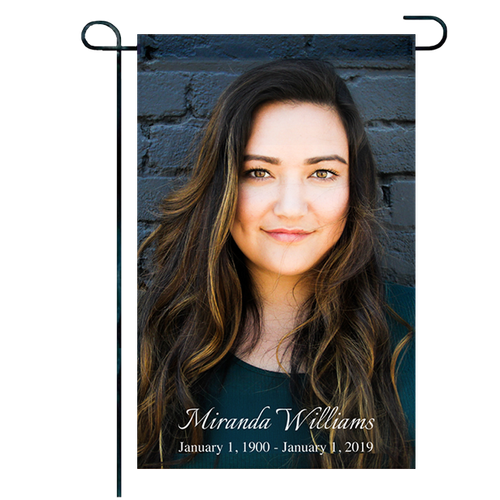 Show details for Single Photo Garden Flag