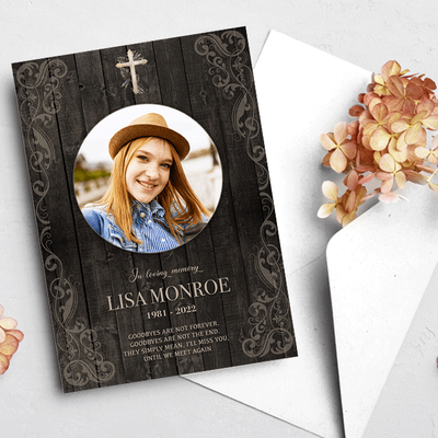 Show details for Rustic Light Brown Announcement