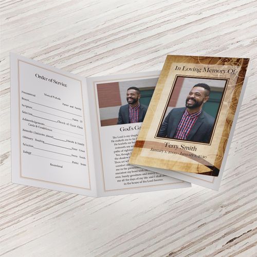 Show details for Blessed Life Funeral Program (MegaEdit)