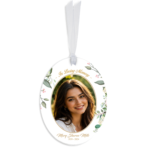 Show details for Floral Oval Ornaments