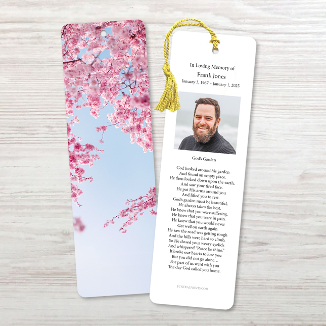 Show details for Cherry Blossoms Bookmark